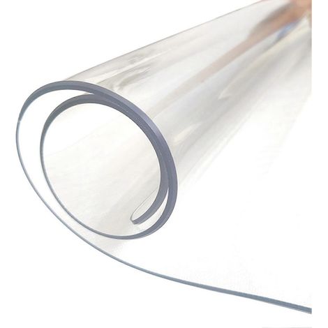 Linge de table Nappe ronde PVC transparent 2 usage quotidien (1/3)