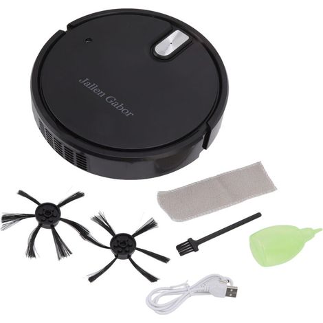Robot aspirador 5 en 1, con carga USB, función de pulverización y humidificación. Aspiradora inteligente multifuncional para el hogar -Crezuo