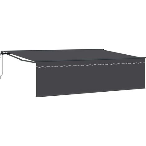 Maison Exclusive - Einziehbare Markise Anthrazit 500 x 300 cm