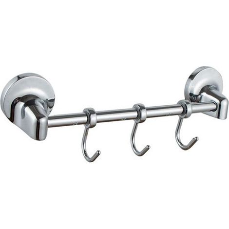 Cleafe - Appendino Con 3 Ganci Per Accappatoio Asciugamani Da Muro Accessori Bagno 79810 - (1/2)