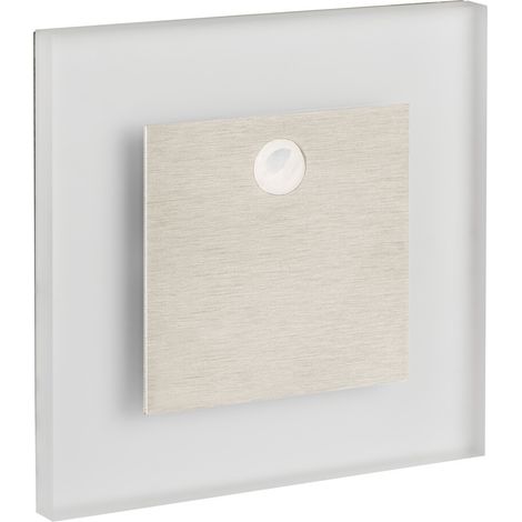 Lampada LED Scala - Sensore di movimento PIR - Acciaio inossidabile - 4000K (1/5)