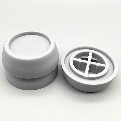 Coussinet antichoc pour machine à laver, 1 paquet, gris, 4 pièces. (1/4)
