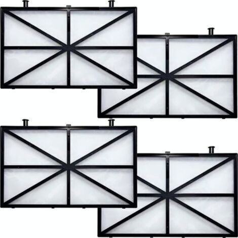 Fiitzn 9991433-R4 Lot de 4 cartouches filtrantes à ressort compatibles avec Dolphin M500, M200, M400, Wave 90, ve 65, Oasis Z5, Sigma, C3, C4, Nautilus CC Plus Robotic Pool Cleaners (1/4)