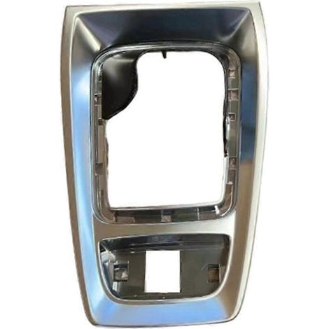 9803626477 pour Citroën C5, cadre de levier de vitesse argenté, cache-poussière pour levier de vitesse, cadre extérieur argenté (1/5)