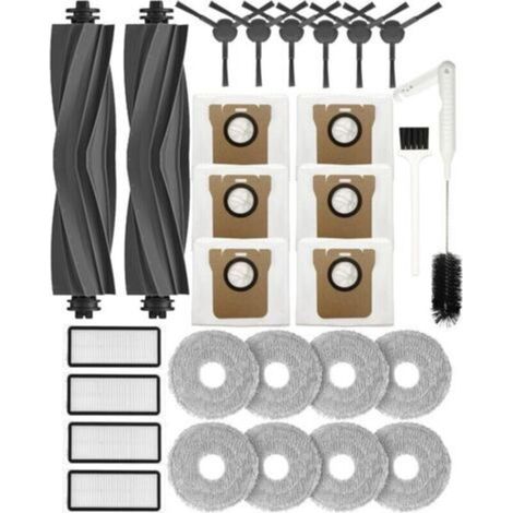 Pr 5 Meters Ceiling Curtain Track, Foldable Flexible Curtain Rail Kit in ABS with Silent Pulleys for Room Separation, Curtains, Bedroom, Balcony, Office, Hotel, White (1/4)