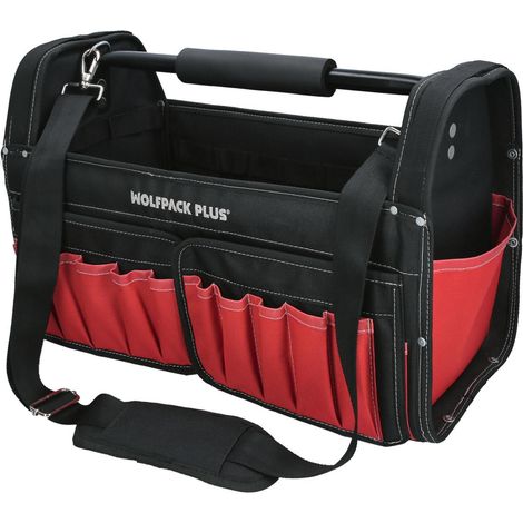 Bolsa herramientas nylon con asa metálica 25x47,5x31 cm (1/5)