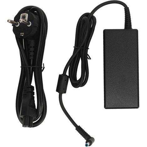 Caricabatterie di ricambio per laptop HP, uscita 19,5 V 2,31 A, connettore blu da 4,5 x 3,0 mm, spina standard europea, 100-240 V. (1/5)