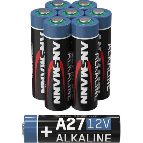 ANSMANN Piles alcalines A27 12V (lot de 8) (1/6)