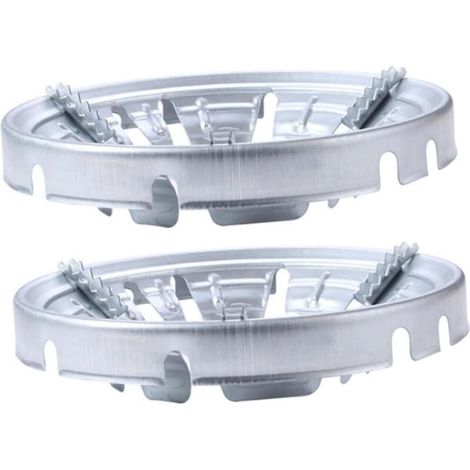 Supporto per wok antiscivolo in acciaio inox in 2 pezzi – Anello universale per fornelli a gas, padelle e pentole