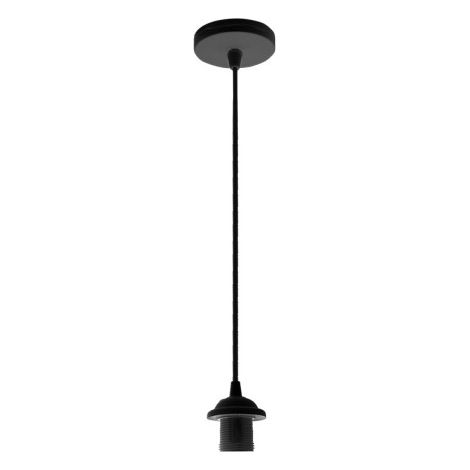 Cornice da appendere nera 1xe27 regx10x10 cm