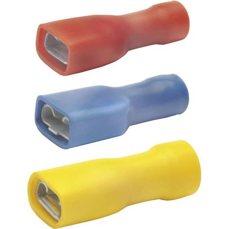 Cosse clip 4.80 mm x 0.50 mm Klauke 8202V 180 ° entièrement isolé rouge 1 pc(s) C007001