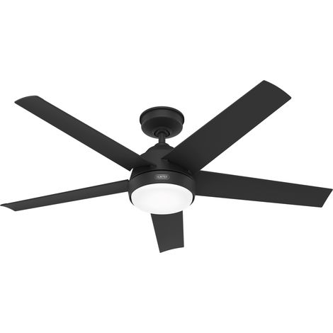 Outdoor Ceiling Fan Marina Black with LED & Remote