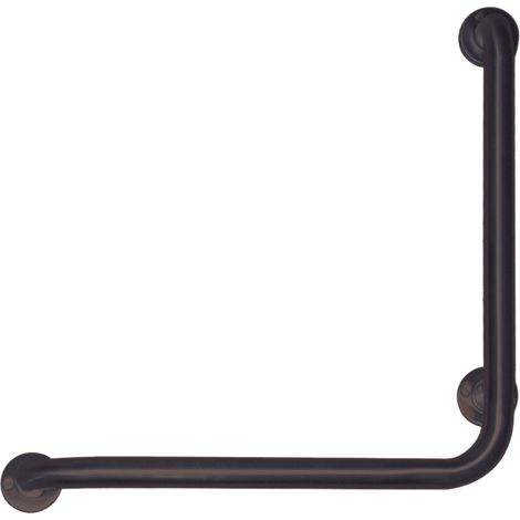 Presto Barra de apoyo ángulo inox negro (1/2)