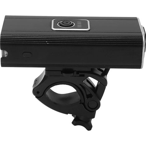 Éclairage vélo en alliage d'aluminium rechargeable par USB, éclairage avant pour les sorties nocturnes. (1/5)