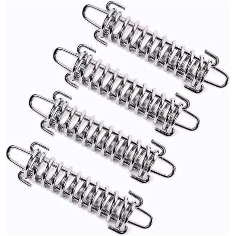 4 Pieces Shade Sail Tension Springs, Steel Tensioner for Camping and Tents (1/5)