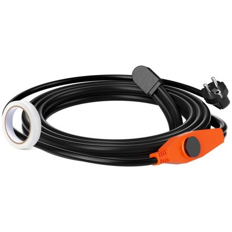 Câble Chauffant Tuyaux Antigel 4 m 23 W/m avec Thermostat Intégré (1/5)