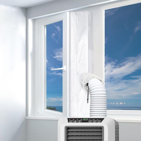 300 cm langes Dichtungsset für tragbare Klimaanlagen mit Manschetten, universelle Fensterdichtung für tragbare Klimaanlagen und Wäschetrockner, wasserdichte Isolierung ohne Bohren (1/5)