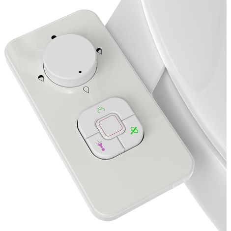 Toilette Japonaise - Bidet Toilette WC Bidet Japonaise Pulvérisateur Bidet Kit Abattant WC Alle De Bain Avec, Cuvette Toilette Réglable Pour Douche Po (1/5)
