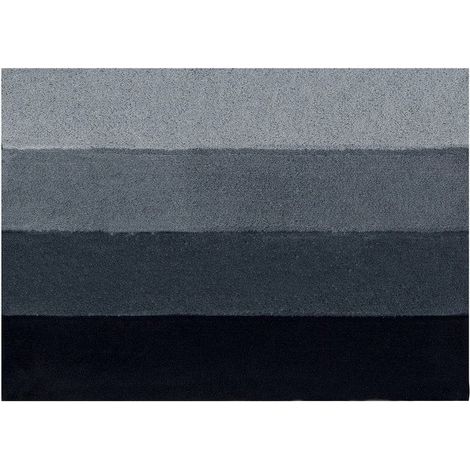 Tapis de bain Polyester FOUR 55x65cm Gris Noir Spirella (1/3)