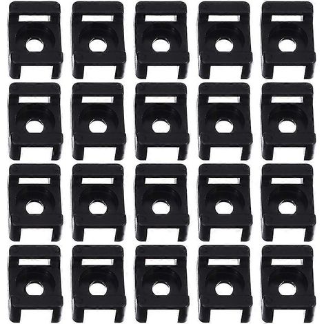 Support de fixation pour 100 attaches de câbles électriques (1/5)