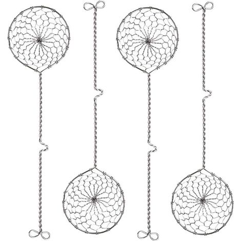 Mesh Strainers Stainless Steel Hot Pot Small Strainer Spoon Kitchen Long Handle Colander Suitable for Hot Pot and Milk Tea (1/4)