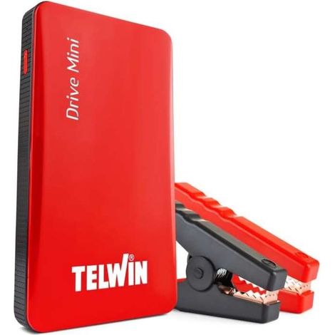 Telwin Avviatore per auto Portatile Drive Mini 12V 6500mAh USB-C e Power Bank (1/4)