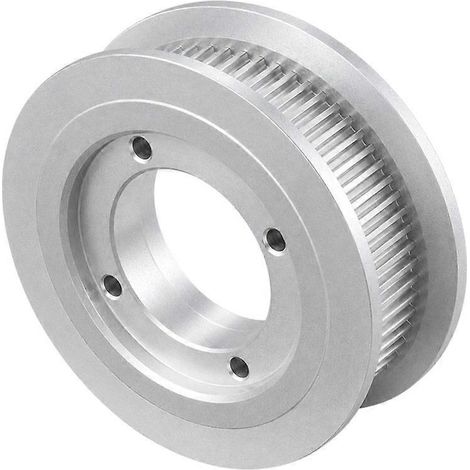 2GT 60T Zahnriemenscheibe, Synchronräder mit Flansch, 4-Loch, Aluminiumlegierung, hochpräzise, 2GT 60 Zähne, 3D-Druckteile (1/5)