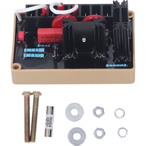 Générateur Diesel Régulateur Automatique de Tension avec Fusible Module AVR Haute Précision 190‑240VAC (1/5)