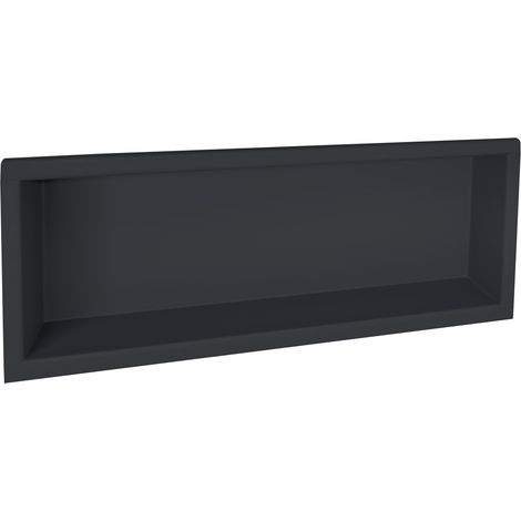 U-Tile – Niche encastrable en acier inox 80 x 30 cm – Étanchéité intégrée – Résistante et légère – Installation rapide en neuf ou rénovation (1/3)