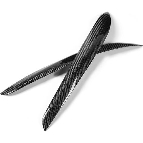 Paire de sourcils de phares en fibre de carbone sèche pour Nissan Skyline R34 GTR 1999-2002 (1/5)