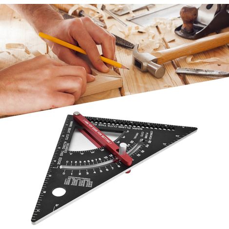Schiebewinkel aus Aluminiumlegierung, Messlineal für die Holzbearbeitung (1/5)