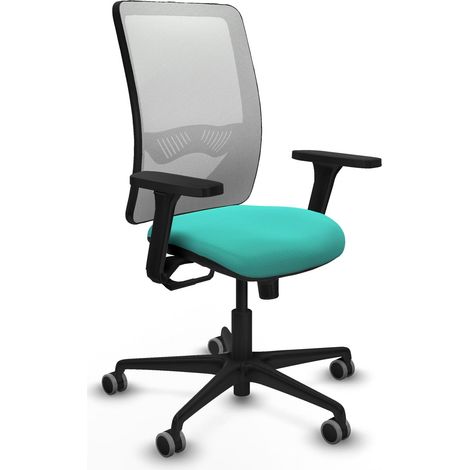 Chaise de bureau piqueras y crespo Zulema turquoise cuir synthétique (1/2)