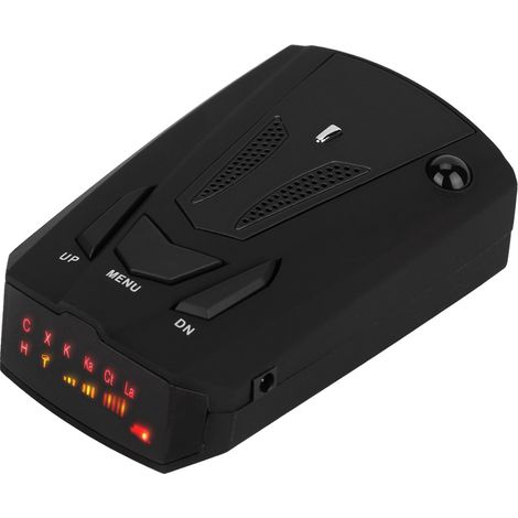 Détecteur de radar laser GPS V7 à 16 bandes de fréquences, 360 degrés, avec alerte vocale et fonction de sécurité (noir) (1/5)