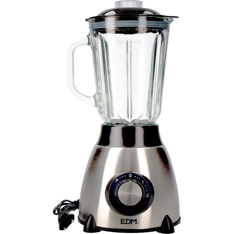 BATIDORA CON VASO DE CRISTAL 550W 1,5 l Ø18x40cm EDM (1/5)