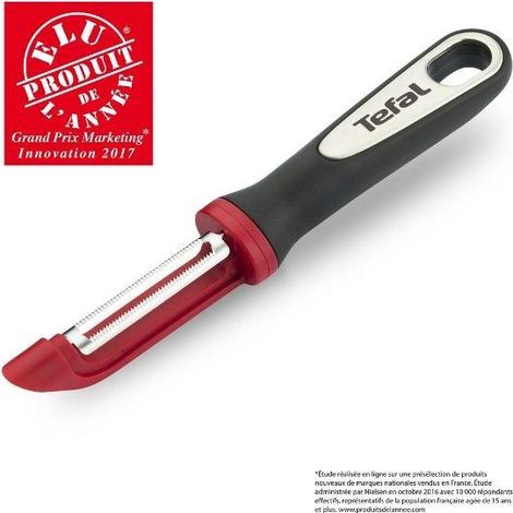 Tefal Ingenio Ergonomischer Strapazierfähiger Schäler Schwarz