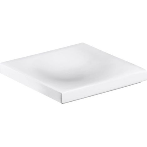 Porte-savon blanc