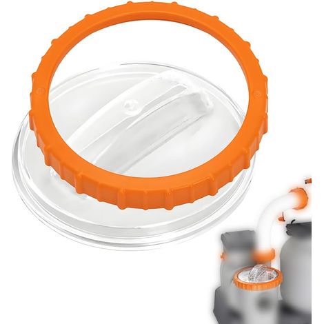 Couvercle Pompe Piscine, Couvercle Filtre a Sable Piscine, Écrou P07018 + Filtre à Sable P07019, Prefiltre Pompe Piscine, Pièces de Rechange pour Filtre à Sable de Pompe de Piscine (1/5)