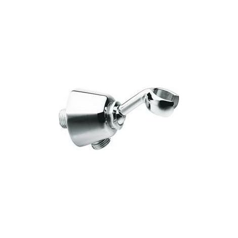 SUPPORT MURAL A ROTULE LAITON AVEC PRISE D'EAU MM1/2" CHROME - CRISTINA ONDYNA AC14751 (1/4)