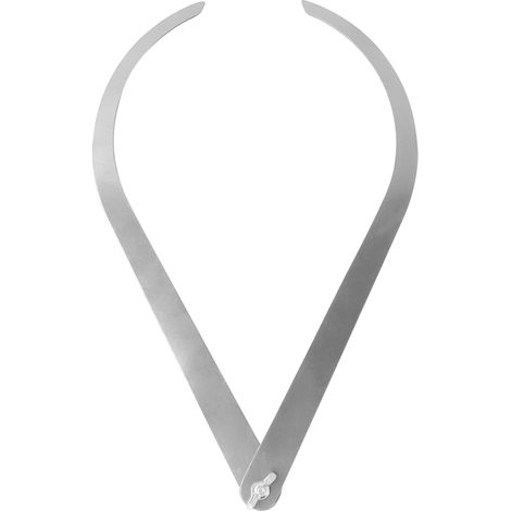 Strumento per ceramica, pratico strumento per modellare l'argilla, in resistente acciaio inossidabile da 25 cm (10 pollici) per misurare la ceramica. (1/5)