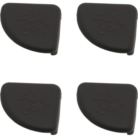 Set mit 30 weichen, sicheren und dünnen Silikonkantenschonern, ideal für Kinder und Babys. Farbe: Schwarz. (1/5)