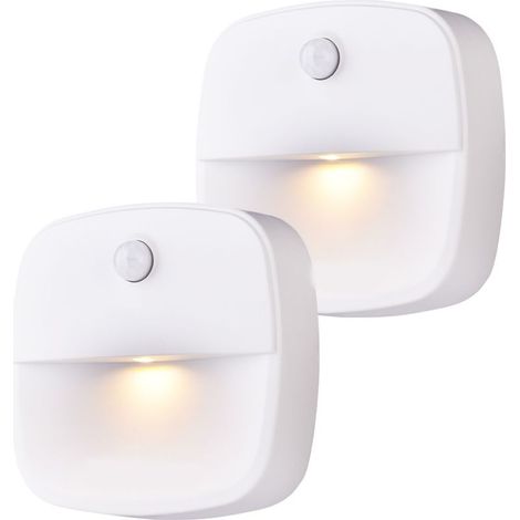 Lampe à détecteur de mouvement, veilleuse à piles, lampe LED adhésive (1/5)