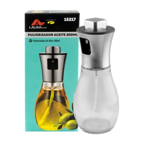 Pulverizador De Aceite 200ml Lauxa Home, Spray, Rellenable, Compacto Y Ergonómico (1/5)