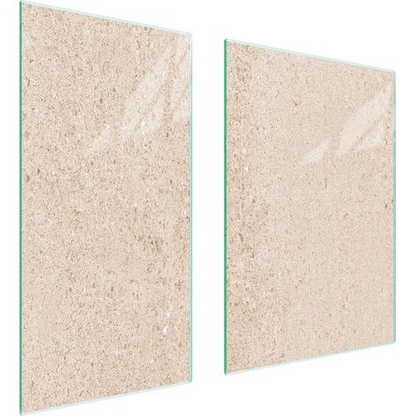 TABLERO PROTECTOR DE VIDRIO 75x52 BEIGE (1/5)