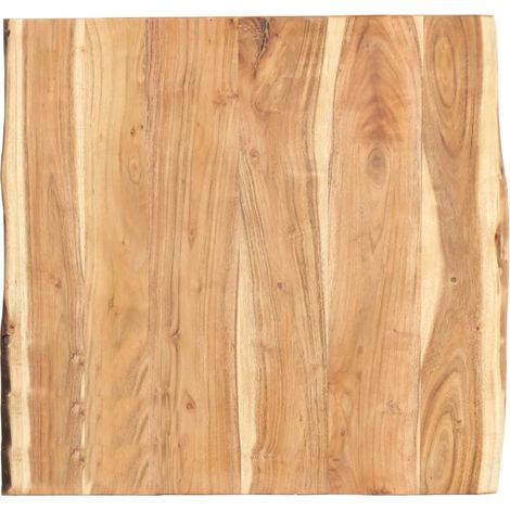 Dessus de table Bois d'acacia massif 58x(50-60)x3,8 cm (1/5)