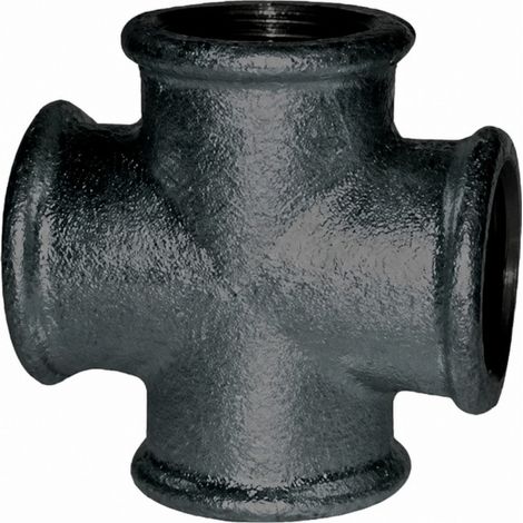 Kreuz 90° weiblich 50x60 schwarz