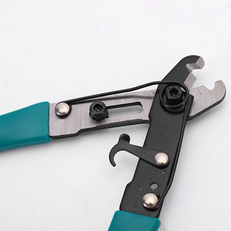 Mini pince à dénuder multifonctionnelle en acier chrome vanadium avec poignée en PVC pour câbles (1/5)