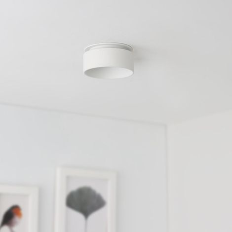 Einbaustrahler Rahmen rund indirektes Licht für GU10/GU5.3 und Module - Farbe: Weiß (1/4)