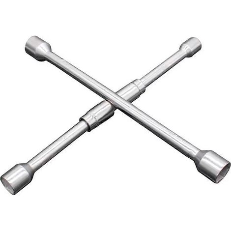 Clé pliante pour roue de voitureoutil de réparationdouille de 171921 et 23 mmréglablepour écrou de pneutaille Largentée (1/5)