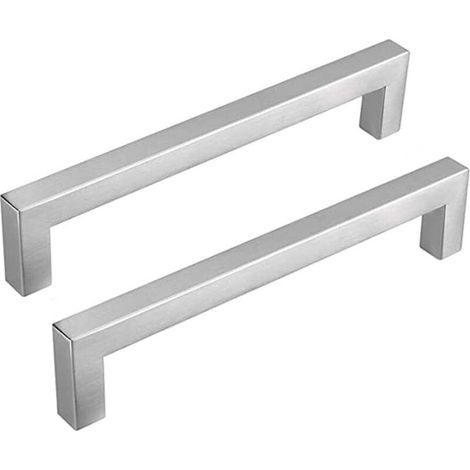 Boutons et poignées de meubles,Lot de 5 Poignées Cuisine Inox Poignées Meuble Cuisine -Poignées Inoxydable Entraxe 160mm (1/4)