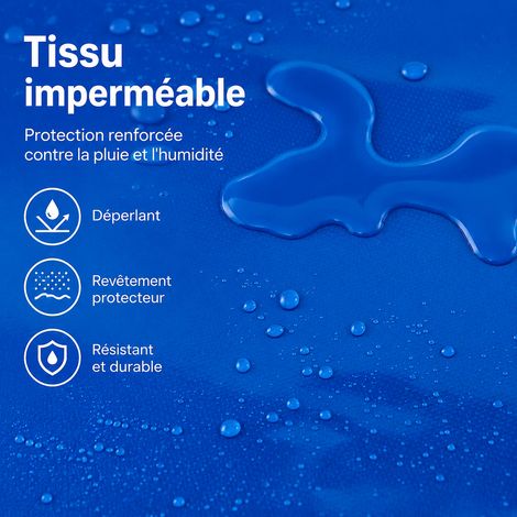 Housse de protection mobilier de jardin en tissu Oxford bleu roi bleu réf 8958 – Livraison gratuite